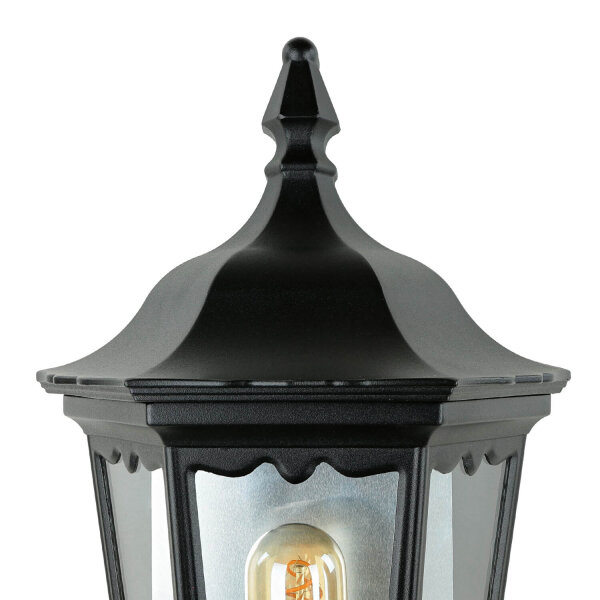 Lampe dextérieur capteur de mouvement noir fer forgé