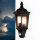 Lampe dextérieur capteur de mouvement noir fer forgé