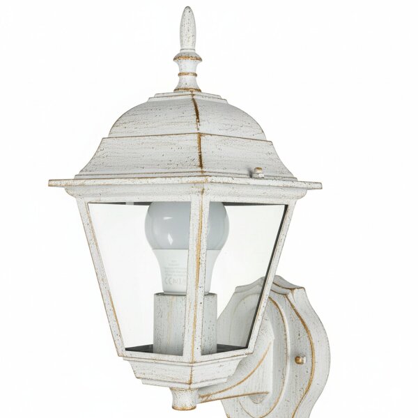 Lampe dextérieur avec détecteur de mouvement Capteur TIROL blanc or