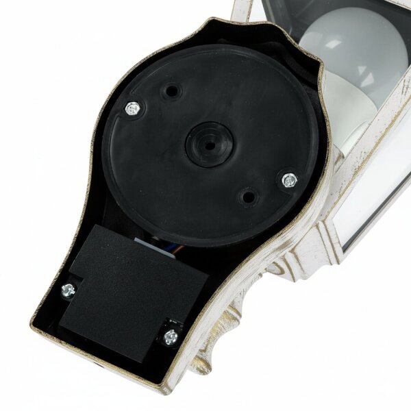 Lampe dextérieur avec détecteur de mouvement Capteur TIROL blanc or