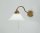 Blendarme Applique avec interrupteur P:49 cm Laiton Verre