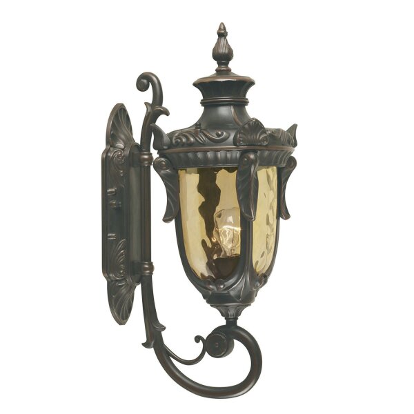 Applique Métal Verre IP44 Rustique Cour opulent AMY