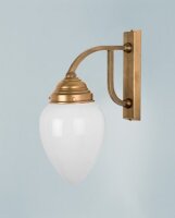 Accueillante lampe murale Berlinoise laiton verre E27...