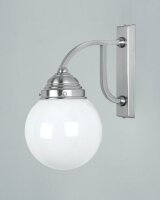 Applique murale chaleureuse laiton en nickel verre E27...