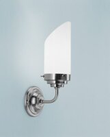 Applique laiton verre P:14 cm E27 en nickel...