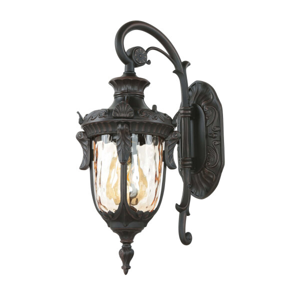 Lampe murale extérieure en bronze rustique IP44 Maison Cour