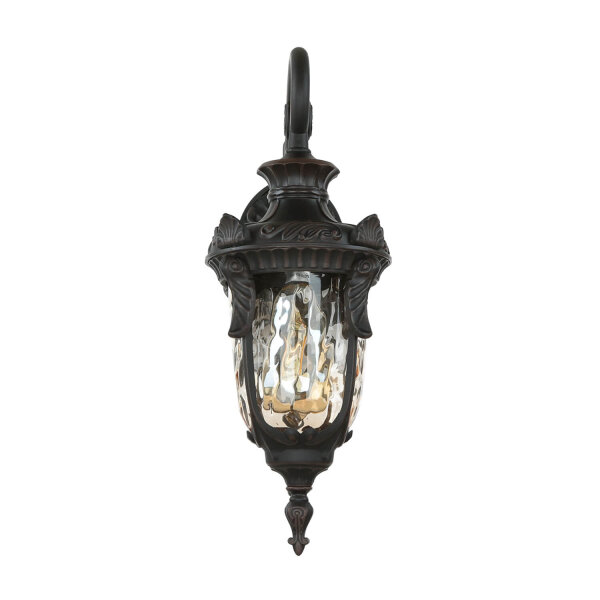 Lampe murale extérieure en bronze rustique IP44 Maison Cour