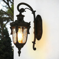 Lampe murale extérieure en bronze rustique IP44...
