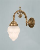 Elégante lampe murale berlinoise laiton verre E27...