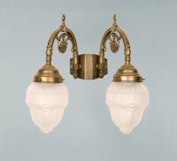 Applique élégante laiton verre E27 2...