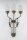 Applique murale confortable laiton verre blanc E27 L:40 cm