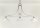 XXL Lampe suspendue laiton verre E27 136 cm nickel blanc