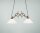 Lampe &agrave; suspendre Berliner laiton verre E27 77 cm 2 flammes