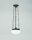 Lampe &agrave; suspendre ronde laiton antique verre E27 &Oslash;20 cm faible &eacute;blouissement