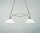 Grande lampe &agrave; suspendre laiton verre confortable E27 96 cm