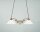 Lampe &agrave; suspendre Berliner laiton verre ornements E27 71 cm