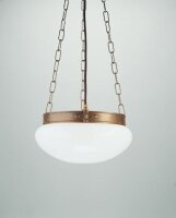 Suspension laiton verre faible éblouissement E27...