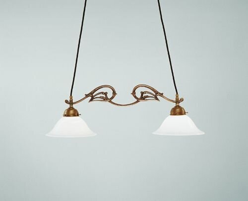 Blendarme Lampe à suspendre laiton verre ornements E27 68 cm