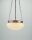 Lampe &agrave; suspendre laiton verre ivoire faible &eacute;blouissement E27 &Oslash;30 cm