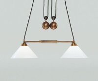 Suspension résidentielle Berliner laiton verre E27...