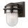 Lampe murale ext&eacute;rieure bronze ronde IP44 Maritim porte dentr&eacute;e