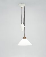 Lampe à suspendre élégante laiton...