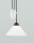 Lampe à suspendre élégante laiton antique verre E27 Ø30 cm rond