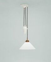 Lampe à suspendre élégante laiton...