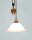 El&eacute;gante suspension Berlinoise laiton verre E27 &Oslash;30 cm