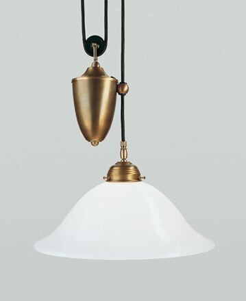 Blendarme Lampe à suspendre Berliner laiton verre E27 L:35 cm