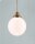 Kugel Lampe &agrave; suspendre verre laiton v&eacute;ritable E27 &Oslash;35 cm rond