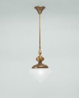 Laiton Lampe à suspendre verre...