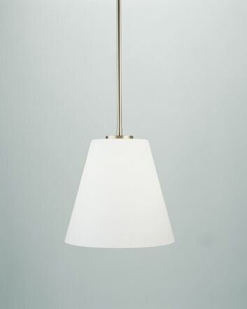 Lampe à suspendre Art Nouveau laiton verre en nickel E27 Ø24 cm