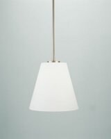 Lampe à suspendre Art Nouveau laiton verre en...
