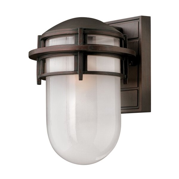 Lampe dextérieur murale alu verre Design maritime IP44