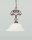 Lustre suspendu laiton antique verre en marbre E27 &Oslash;35 cm