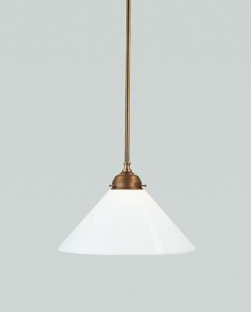 Suspension Berliner laiton verre E27 Ø30 cm rond