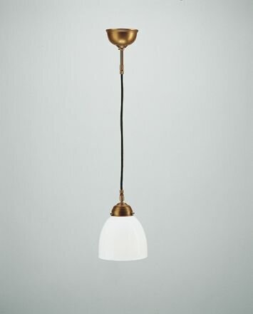 Blendarme Lampe à suspendre Berliner laiton verre E27 Ø15 cm