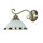 Applique ELISETT avec abat-jour en verre antique