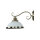 Applique ELISETT avec abat-jour en verre antique