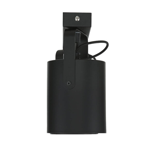 Spot de plafond noir 2 flmg E27