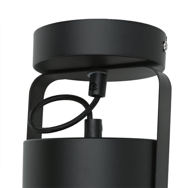 Projecteur plafond noir E27
