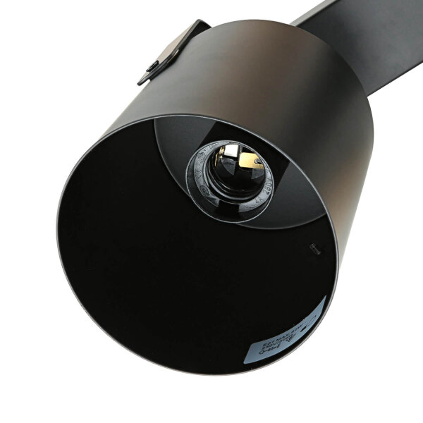 Projecteur de plafond noir 3 flmg E27