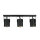 Projecteur de plafond noir 3 flmg E27