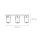 Projecteur de plafond noir 3 flmg E27