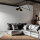 Plafonnier noir Salon Luminaire Plafond