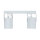 Spot de plafond blanc 2 flmg E27