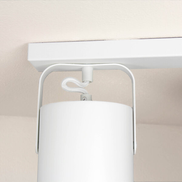 Spot de plafond blanc 3 flmg E27