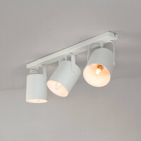 Spot de plafond blanc 3 flmg E27