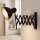 Applique murale rétro avec interrupteur extensible HARMONY